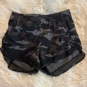 black camo shorts